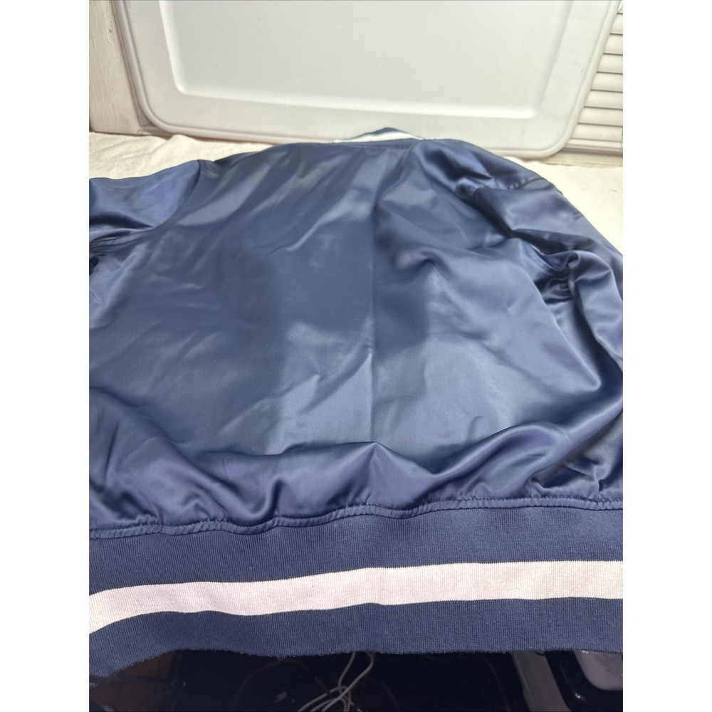 Touch By Alyssa Milano NFL New England Patriots Women's Jacket Sz S Satin Bomber - Picture 11 of 16